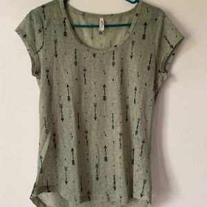 Wallflower Olive Green Tee